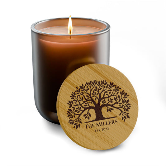 Tree of Life Personalized  Scented Soy Candle