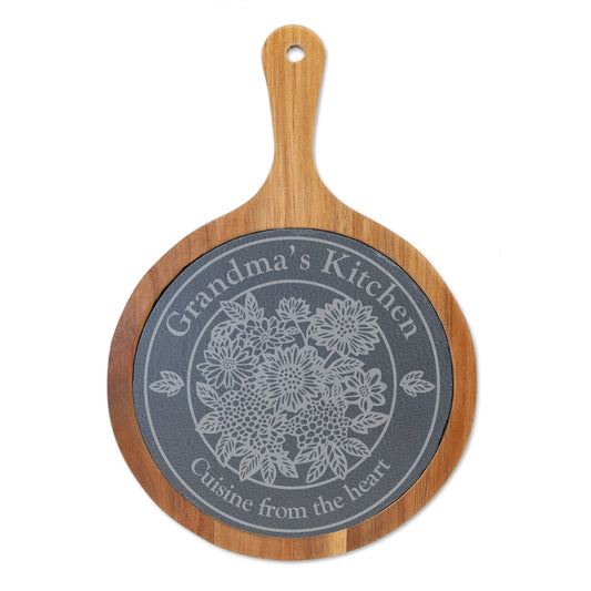 Personalized Garden Circle Charcuterie Board