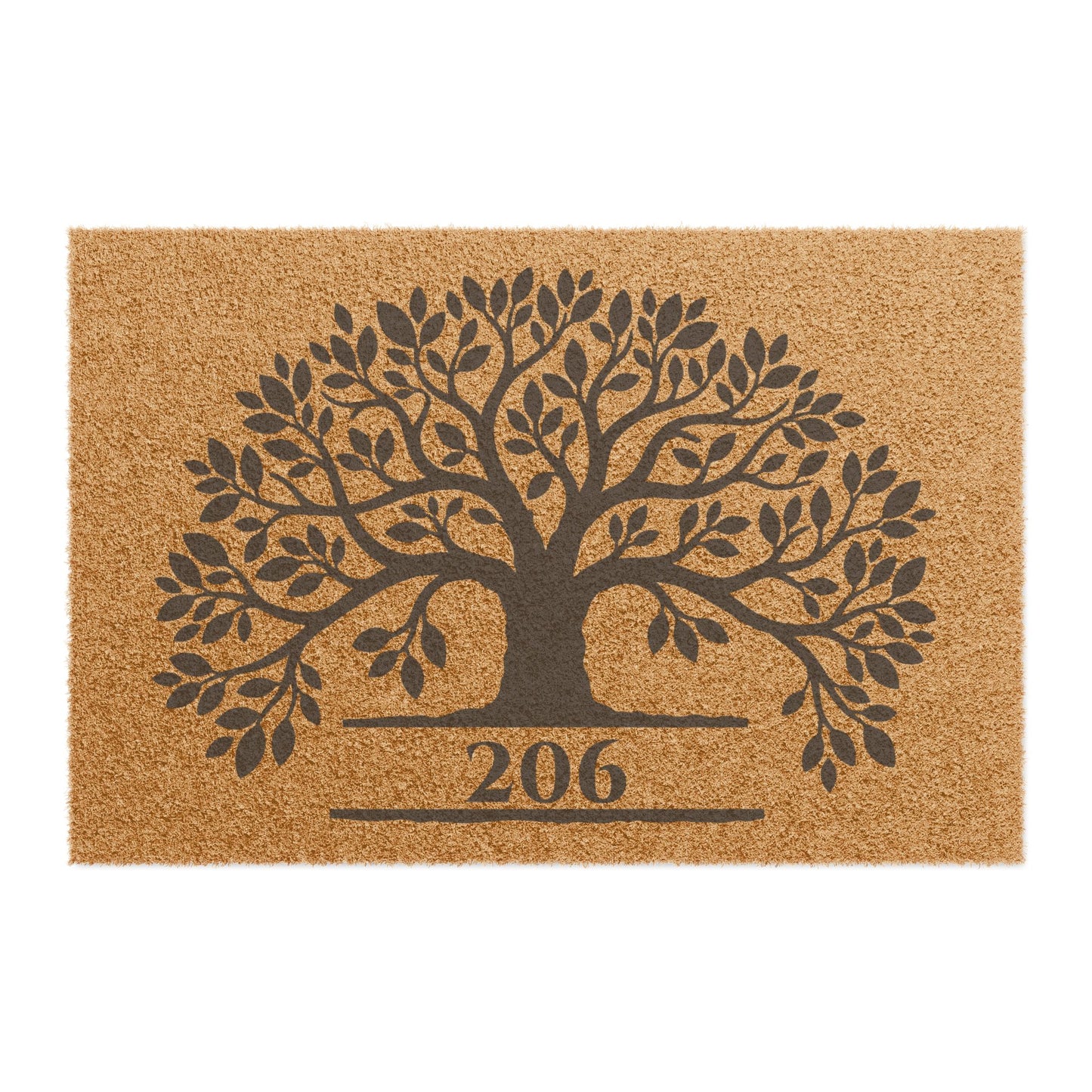 Family Tree Personalized Coir Doormat