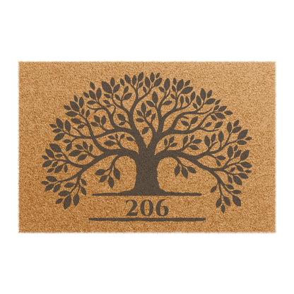 Family Tree Personalized Coir Doormat