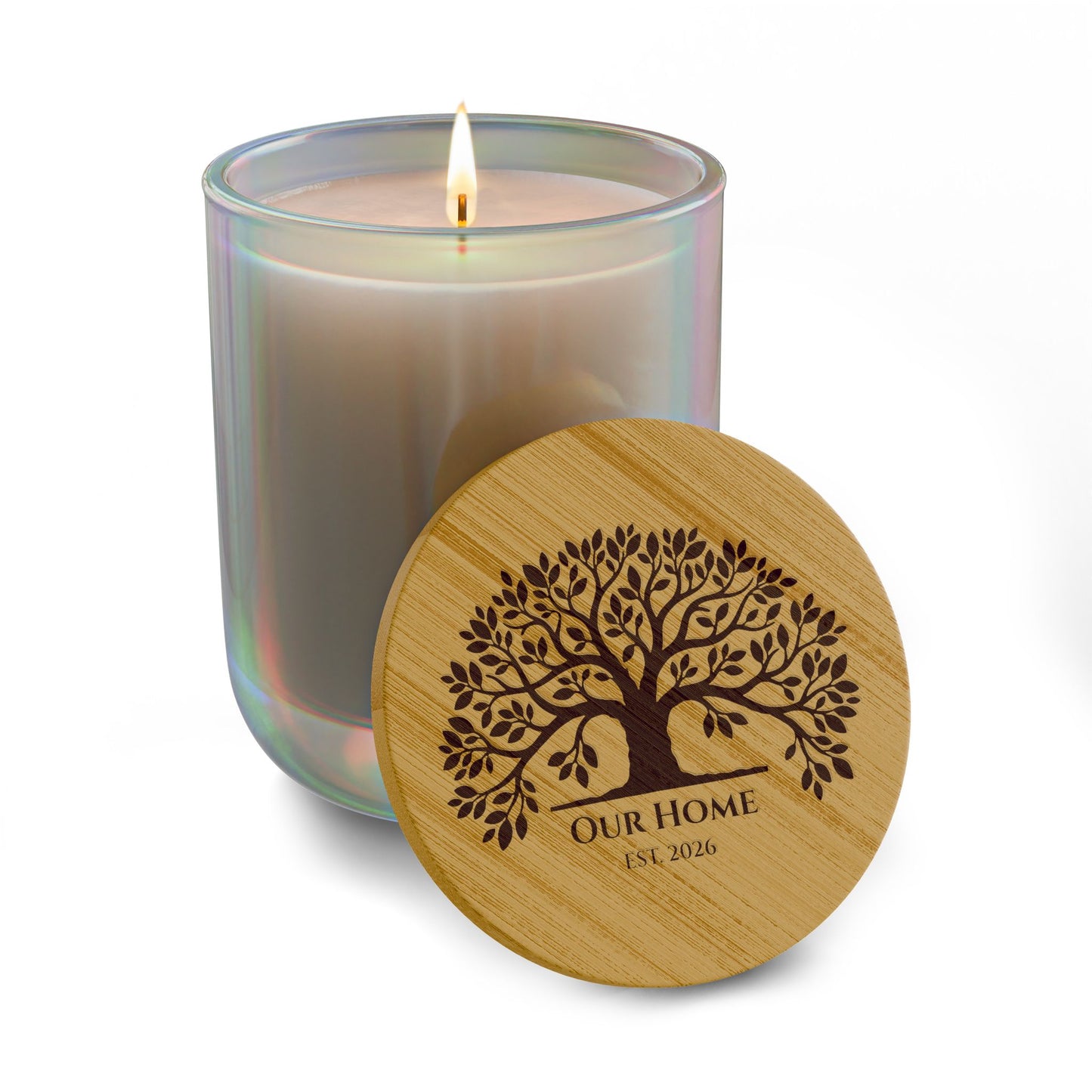 Tree of Life Personalized  Scented Soy Candle